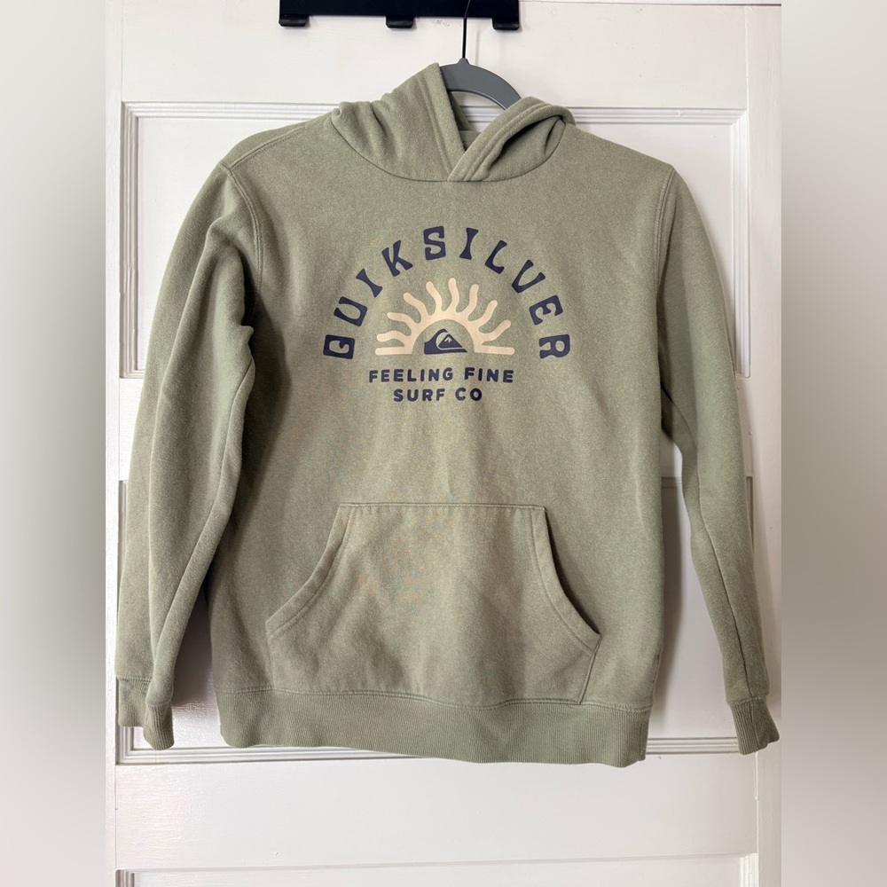 Quiksilver Olive Green Hoodie for Kids